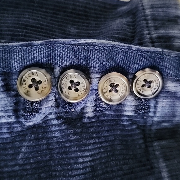 American Eagle Jacket / Deep Blue Stretch Cord / Vt. Patches - Picture 4 of 11